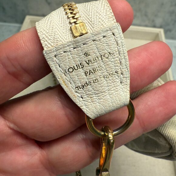 Louis Vuitton Dune Monogram Mini Lin Canvas Pochette on Chain - Picture 6 of 8